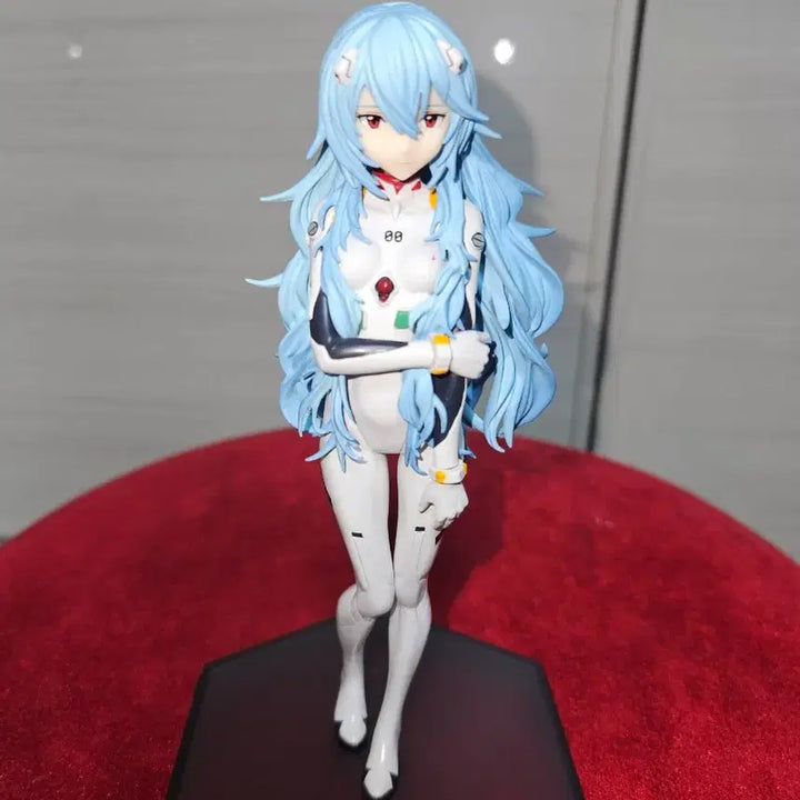[BUNJANG] Evangelion Ayanami Rei Long Hair Figure / 에반게리온 아야나미 레이 장발 롱헤어 피규어