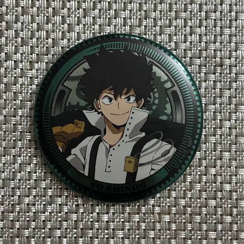 [BUNJANG] My Hero Academia Yousuke Steam Punk Can Badge / 나히아 히로아카 신도 요우 스팀펑크 캔뱃지
