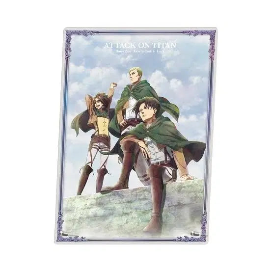 [BUNJANG] Attack on Titan Ichiban Kuji C Prize Acrylic Board - Erwin, Levi, Hange / 진격의 거인 벽밖의세계 제일복권 C상 아크릴보드 엘빈 리바이 한지
