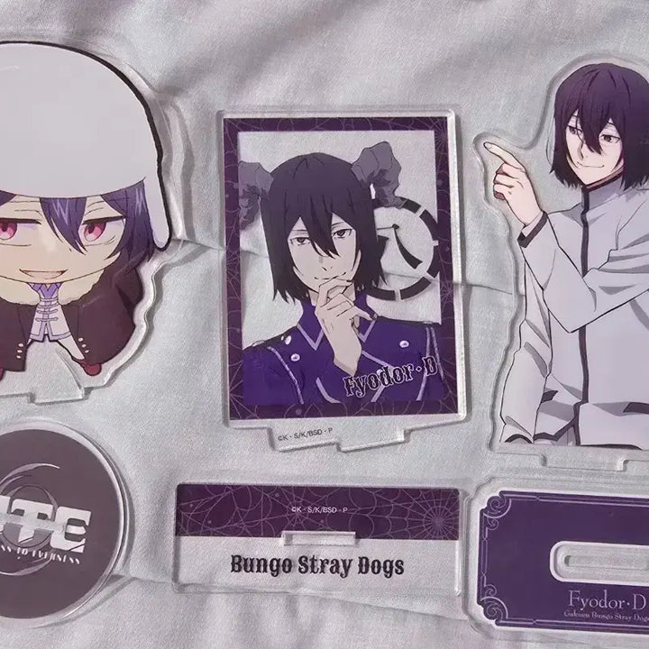 [BUNJANG] Bungo Stray Dogs Fyodor Dostoevsky Acrylic Stand Bundle Set / 문호 스트레이 독스 표도르 도스토옙스키 아크릴 스탠드 일괄