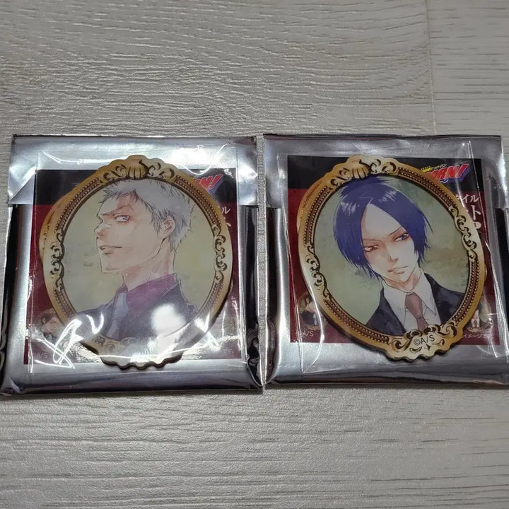 [BUNJANG] Katekyo Hitman Reborn! Original Art Acrylic Magnet &amp; Silver Foil Clear Card Bundle / 가히리 원화 아크릴 마그넷 은박 클리어 카드