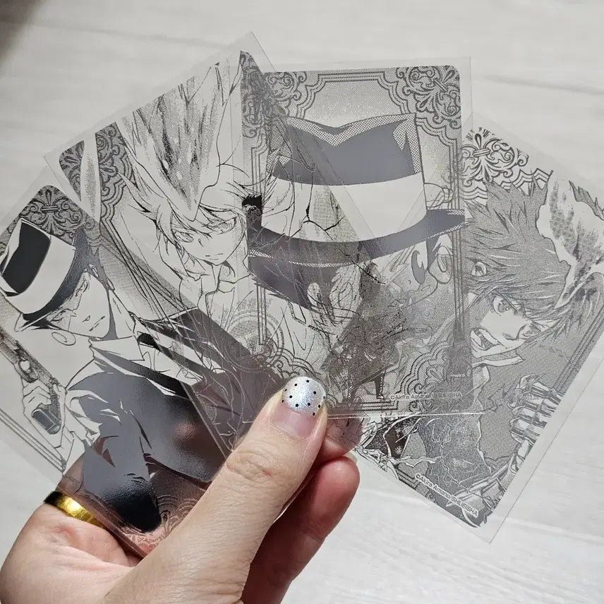 [BUNJANG] Reborn! Original Art Acrylic Frame Magnet &amp; Silver Foil Clear Card Bundle Set / 가히리 원화 아크릴프레임 마그넷, 은박 클리어 카드