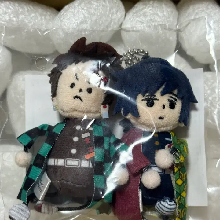 [BUNJANG] Demon Slayer: Mugen Train Blu-ray POB Tanjiro &amp; Giyu Tetechi Mascot Set / 귀멸의칼날 무한성 블루레이 특전 탄지로 기유 테치테치 마스코트