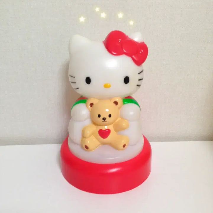 [BUNJANG] 1996 Classic Hello Kitty Push Light Lamp / 고전 헬로키티 푸쉬라이트 조명 처분 [희귀]