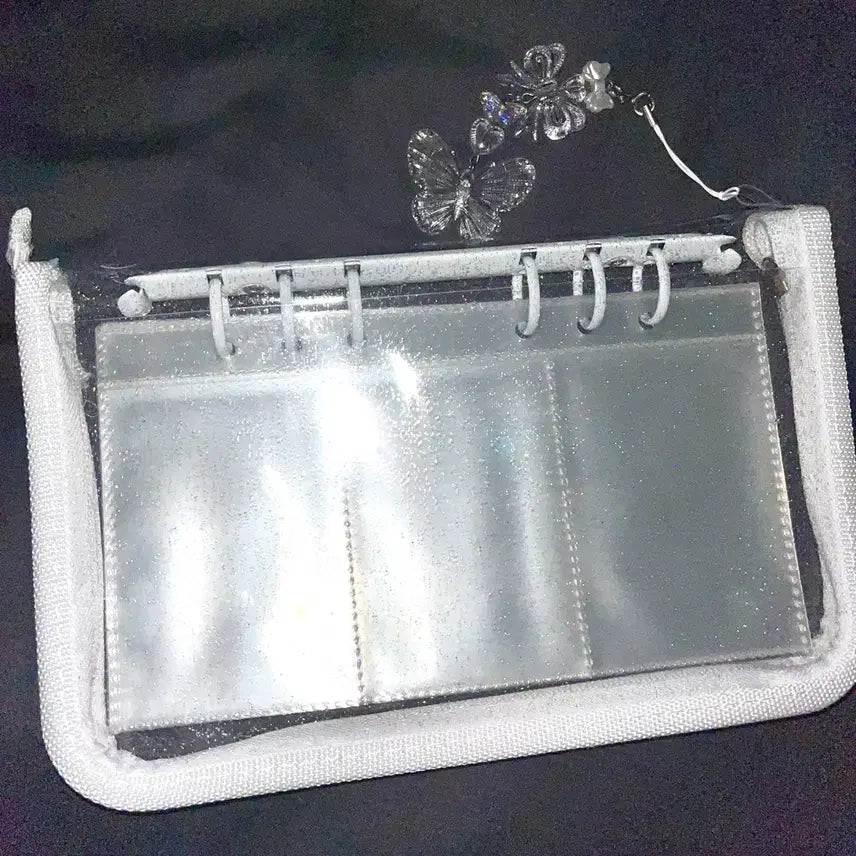 [BUNJANG] Glitter 3-Tier Binder with Inner Sleeves / 포카 바인더 3단 바인더 속지 글리터