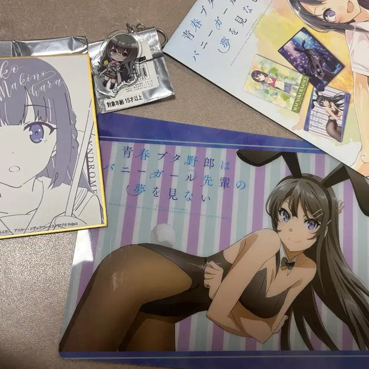 [BUNJANG] Seishun Buta Yarou wa Bunny Girl Senpai no Yume wo Minai Merchandise Set / 청춘돼지는 바니걸 선배의 꿈을 꾸지않는다 굿즈