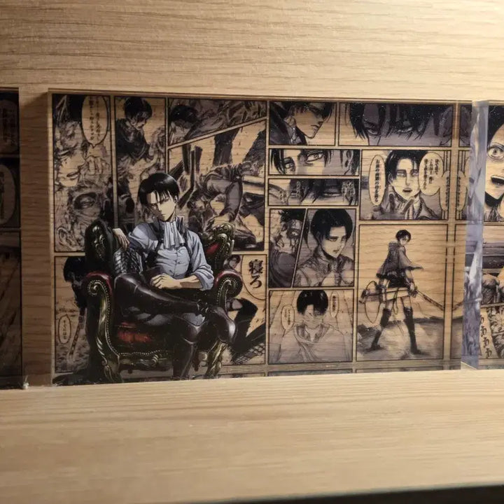 [BUNJANG] Attack on Titan Erwin, Levi, Hange Executive Trio Acrylic Block (Brick) Bundle Set (Unofficial) / 진격의 거인 엘빈 리바이 한지 간부조 아크릴 블록 (벽돌) 일괄 (비공굿)