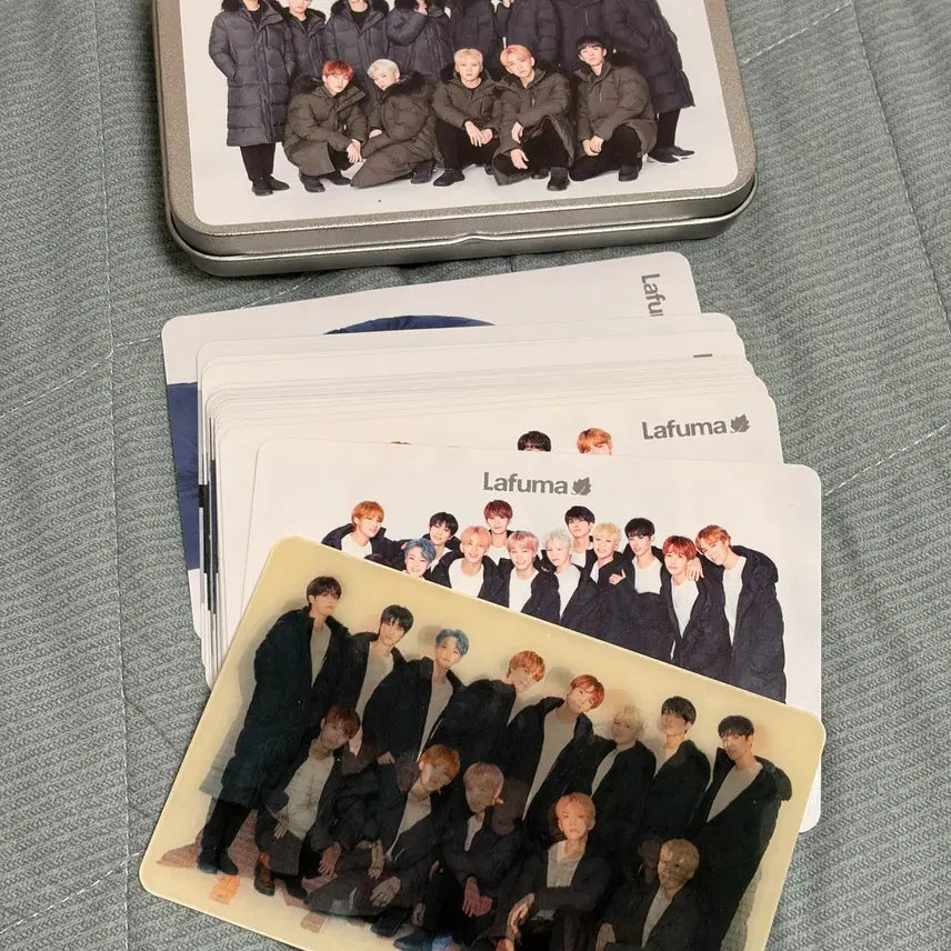 [BUNJANG] Seventeen Lafuma Tin Case, Lenticular Card, Sticker Bundle Set / 세븐틴 라푸마 Lafuma 틴케이스, 렌티큘러, 스티커 일괄