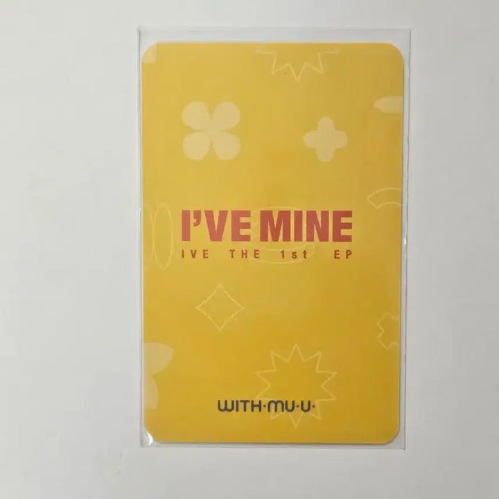 [BUNJANG] IVE Rei Wonyoung Music Korea Lucky Draw POB Photocard / 마인 위드뮤 레이럭드미공포