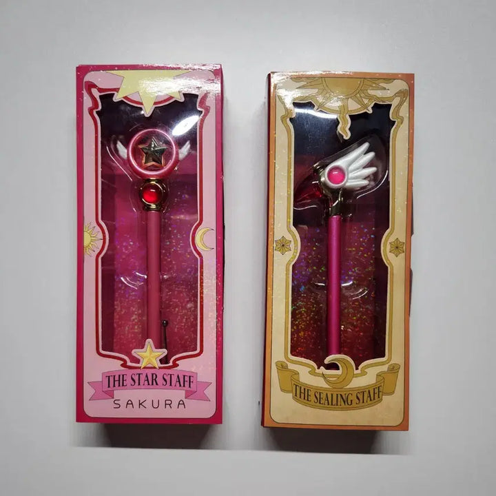 [BUNJANG] Bandai Cardcaptor Sakura Pointer Ballpoint Pen Set / 급처)반다이 카드캡터 체리(카드캡터 사쿠라) 지시봉 볼펜 세트