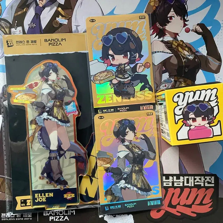 [BUNJANG] ZENLESS ZONE ZERO Ellen Full Goods Set (Acrylic Stand + 2 Photocards + Keycap) / 젠존제 반올림 엘렌 굿즈 풀세트 (아크릴 스탠드+포토카드2종+키캡) 젠레스 존 제로