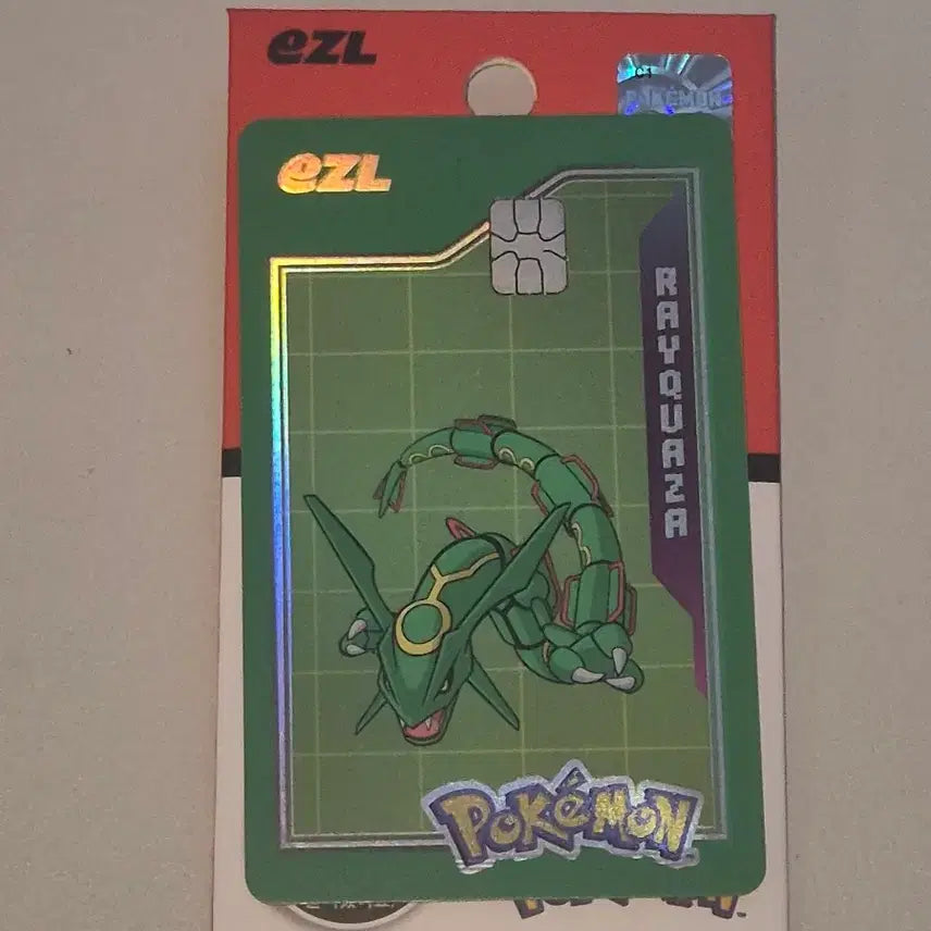 [BUNJANG] Pokemon 30th Anniversary Izle Transportation Card Rayquaza / 최저가, 급처!) 포켓몬 30주년 이즐 교통카드 레쿠쟈 전설