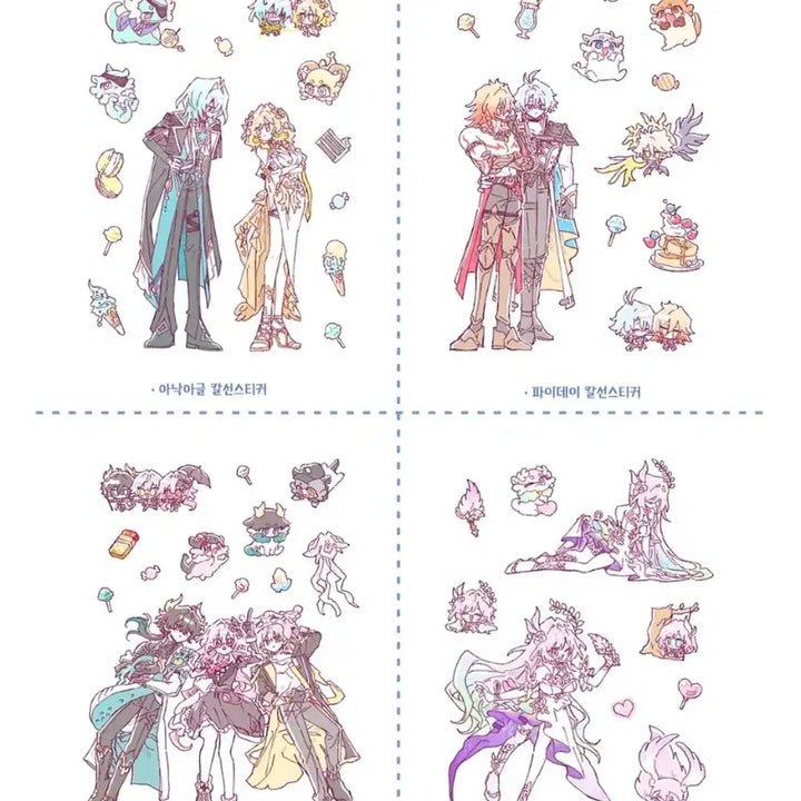 [BUNJANG] Star Rail Unofficial Stickers Bundle Set / ㅅㅊ님 스타레일 비공굿 스티커 원가양도