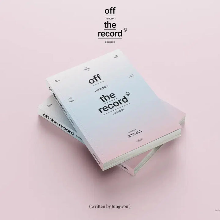[BUNJANG] ENHYPEN Jungwon Off the Record Collection Sealed / 엔하이픈 정원 어록집 오프더레코드 양도