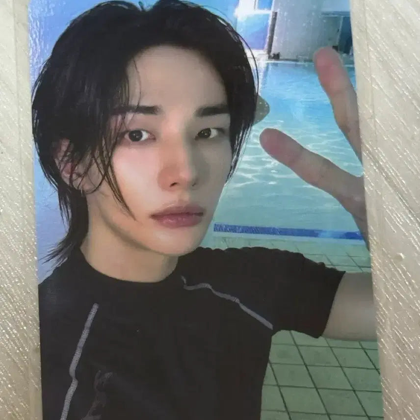 [BUNJANG] Stray Kids DISC&amp;DAT POP-UP Lucky Draw POB Hyunjin Photocard / 스키즈 디스앤댓 팝업 럭드 2차 미공포 포카 현진