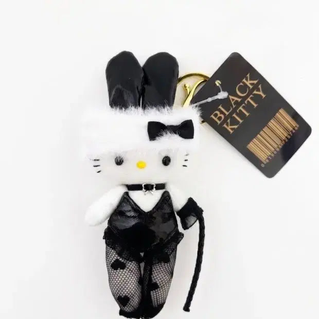 [BUNJANG] Bunny Girl Kitty Keyring / 바니걸 키티 블랙키티 키링