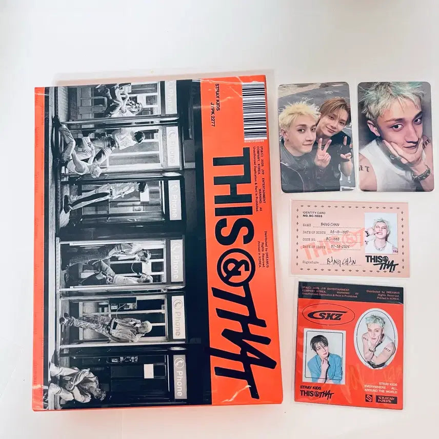 [BUNJANG] Stray Kids Bang Chan THIS&amp;THAT THAT ver. Set / 방찬/스트레이키즈 THIS&amp;THAT that ver.방찬세트