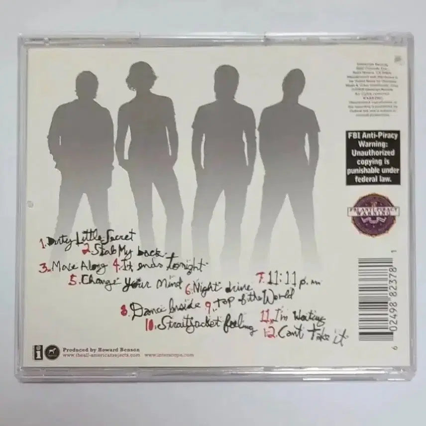 [BUNJANG] All American Rejects Move Along CD / 올 아메리칸 리젝트 Move Along 앨범 시디 CD