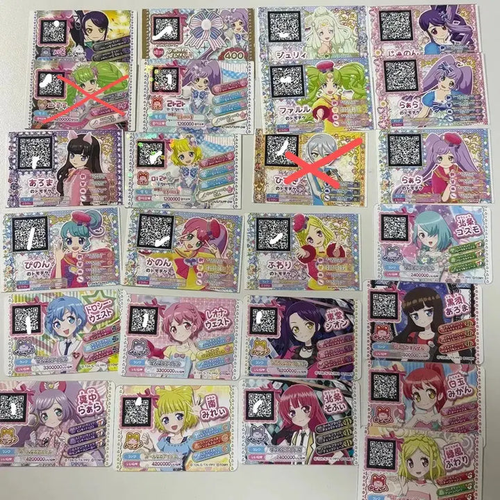 [BUNJANG] PriPara Friendship Ticket, Milfy, Shikishi, etc. - Japanese Ver. / 제시!!) 프리파라 카드 우정티켓 밀피 색지등 판매합니다 일본판 라라 미래 소피 파루루 시온 아로마 히비키