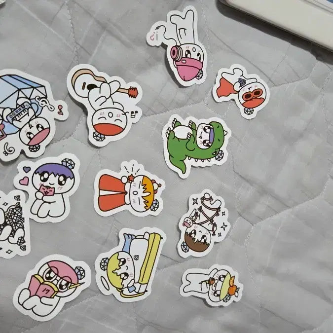 [BUNJANG] SEVENTEEN 2018 Caratland Bongbongie Sticker Set (12 pcs) / 세븐틴 2018 캐럿랜드 봉봉이 스티커