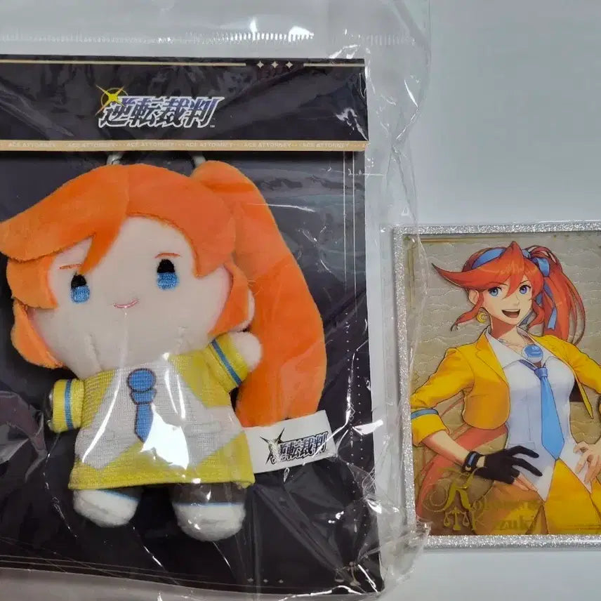 [BUNJANG] The Great Ace Attorney Naruhodo Kokone Popmart Plush + Acrylic Bundle Set / 역전재판5  키즈키 코코네 팝마트 누이+아크릴 일괄