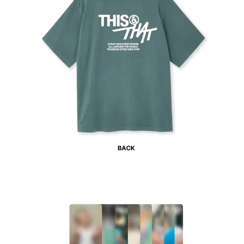 [BUNJANG] Stray Kids Run It Seongsu Popup T-Shirt Photocard / 스트레이키즈 run it 성수팝업 반팔티셔츠 포토카드