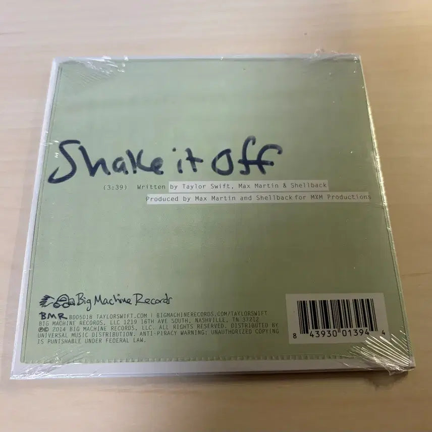 [BUNJANG] Taylor Swift Shake It Off Sleeve Single CD / 테일러 스위프트 Shake It Off 슬리브 싱글 cd 해리포터 오디세이 스파이더맨