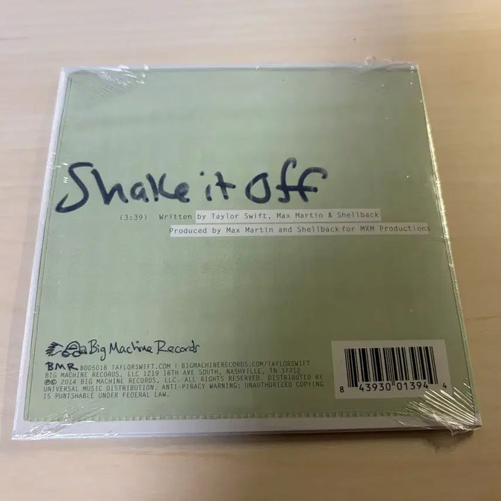 [BUNJANG] Taylor Swift Shake It Off Sleeve Single CD / 테일러 스위프트 Shake It Off 슬리브 싱글 cd 해리포터 오디세이 스파이더맨
