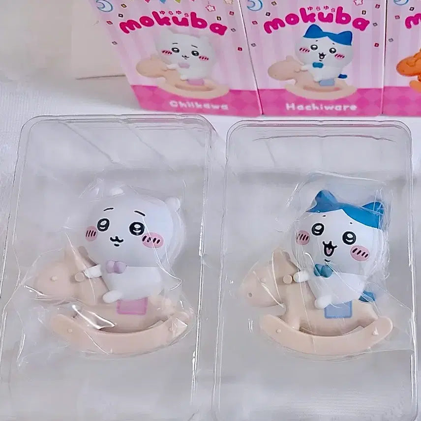 [BUNJANG] Chiikawa Horse Riding Figure Bundle Set / (일괄)치이카와 목마 피규어 치이카와 하치와레