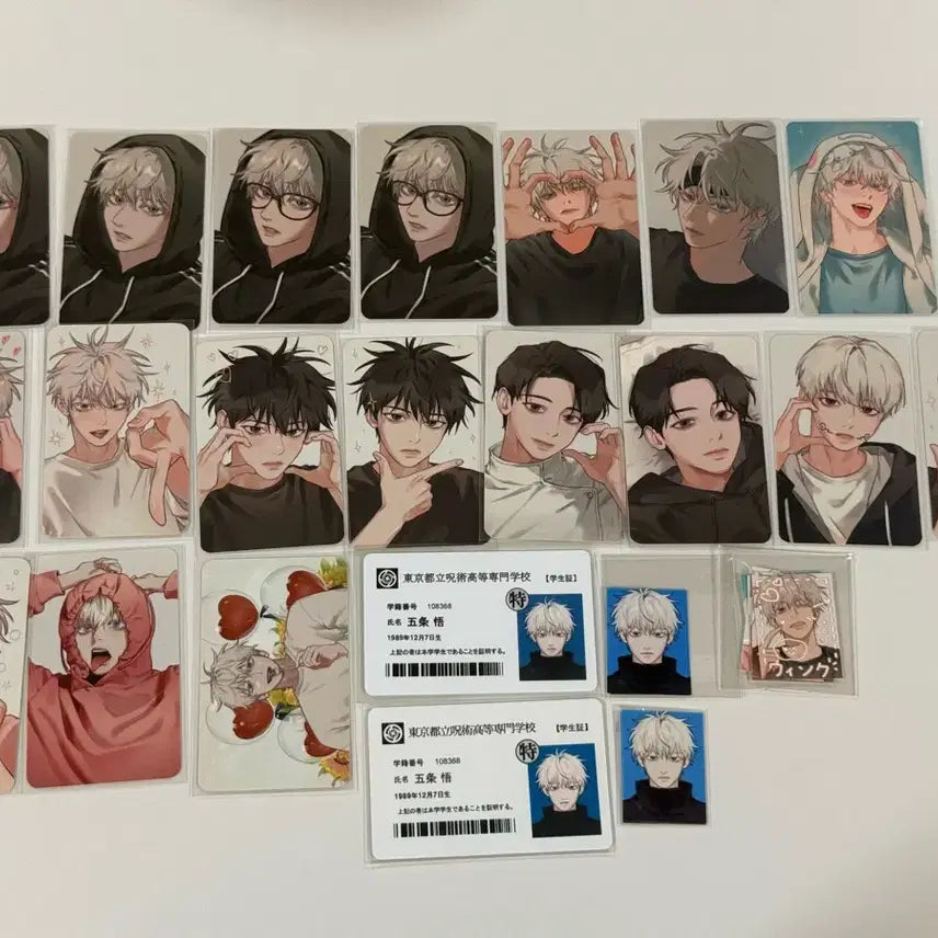 [BUNJANG] Jujutsu Kaisen Popi Photocard Set / 주술회전 포피님 popi 포토카드 포카 프리쿠라스티커 학생증 증명사진 증사