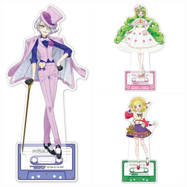 [BUNJANG] Pripara Girly Hearts Hibiki Faruru Fuwari Acrylic Stand Bundle Set / 프리파라 그루가레 히비키 파루루 후와리 아크릴 스탠드 일괄