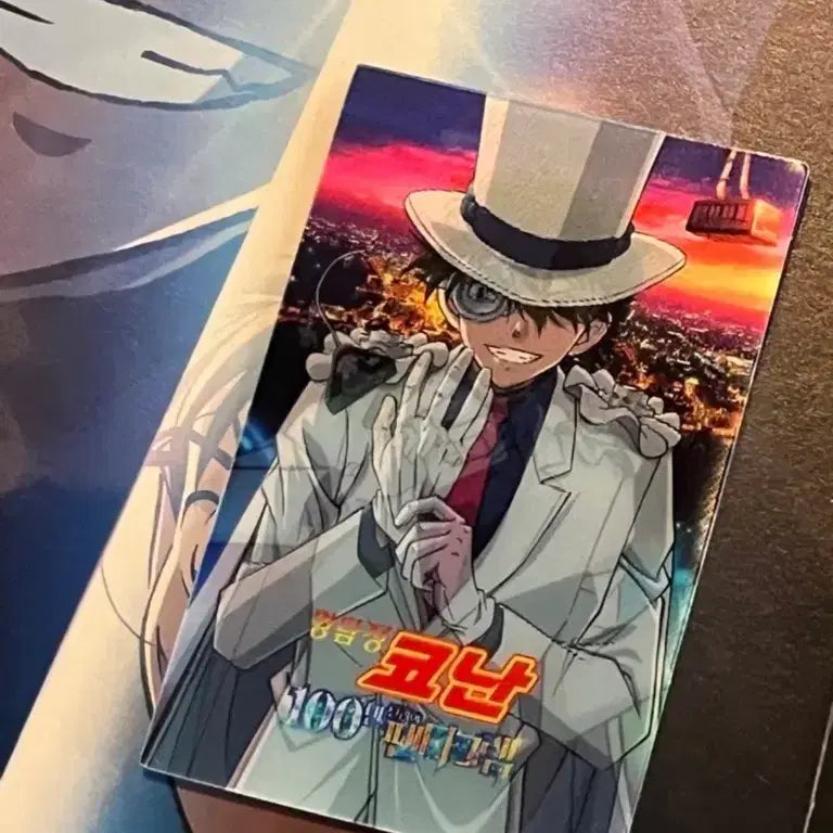 [BUNJANG] Detective Conan Lenticular Fan Set / 명탐정코난 렌티큘러4종 팝업 특전 부채 코난 치하야