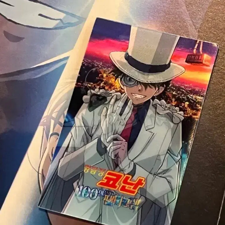 [BUNJANG] Detective Conan Lenticular Fan Set / 명탐정코난 렌티큘러4종 팝업 특전 부채 코난 치하야