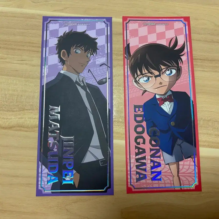 [BUNJANG] Detective Conan 30th Anniversary Keychain &amp; Pouch Set (Jinpei &amp; Heiji) / 명탐정코난 팝업 티켓 특전 진페이 코난 30주년 키링 코난 괴도키드 파우치