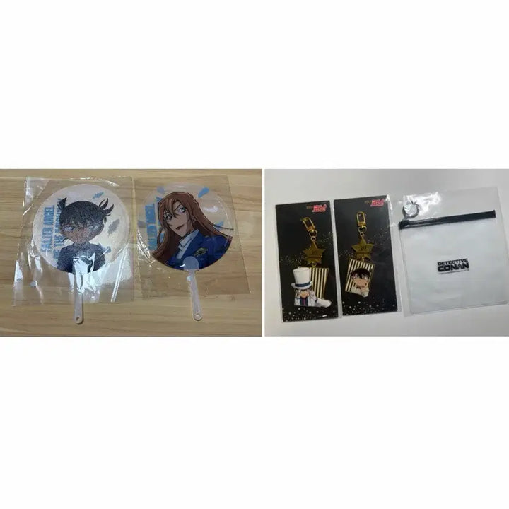 [BUNJANG] Detective Conan 30th Anniversary Keychain, Fan, Pouch &amp; Lucky Draw / 명탐정코난 팝업 부채 특전 치하야 코난 30주년 키링 코난 괴도키드 파우치