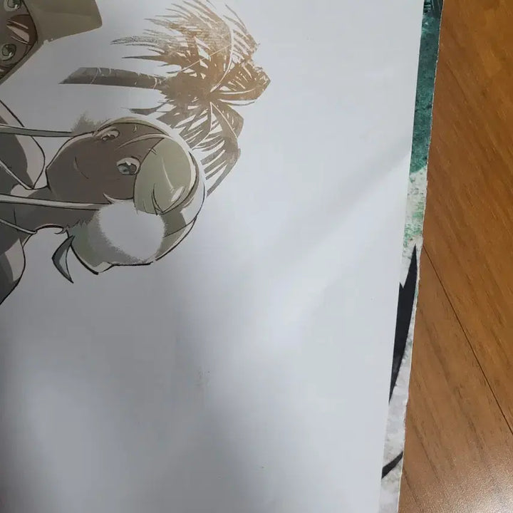 [BUNJANG] Black Rock Shooter / Hero Man Double-Sided Poster / 블랙록슈터/히어로맨 양면 포스터