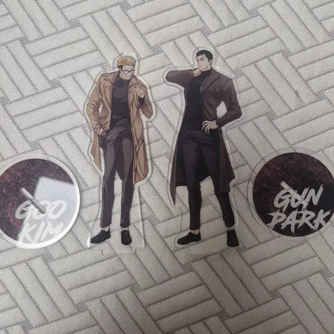 [BUNJANG] Lookism (외지주) Jong Gun &amp; Jun Goo Acrylic Standee Bundle / 외지주 종건 준구 아크릴 스탠드 일괄!