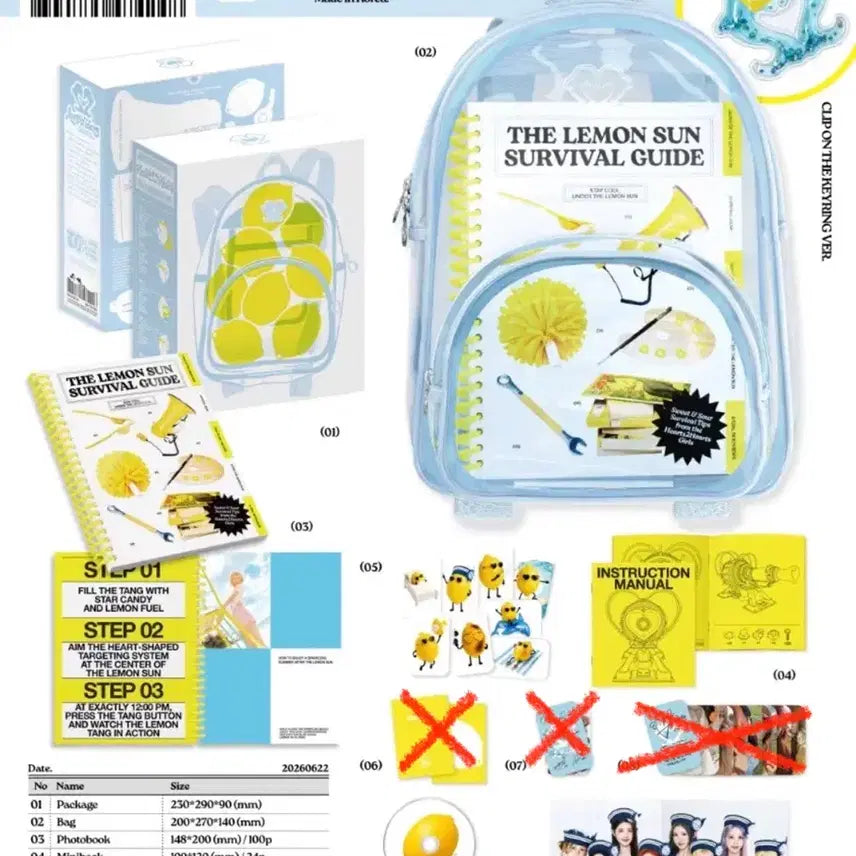 [BUNJANG] Hearts2Hearts Lemon Tang Summer Kit Unsealed / 하츠투하츠 하투하 레몬탱 썸머키트 summer kit 개봉 hearts2hearts