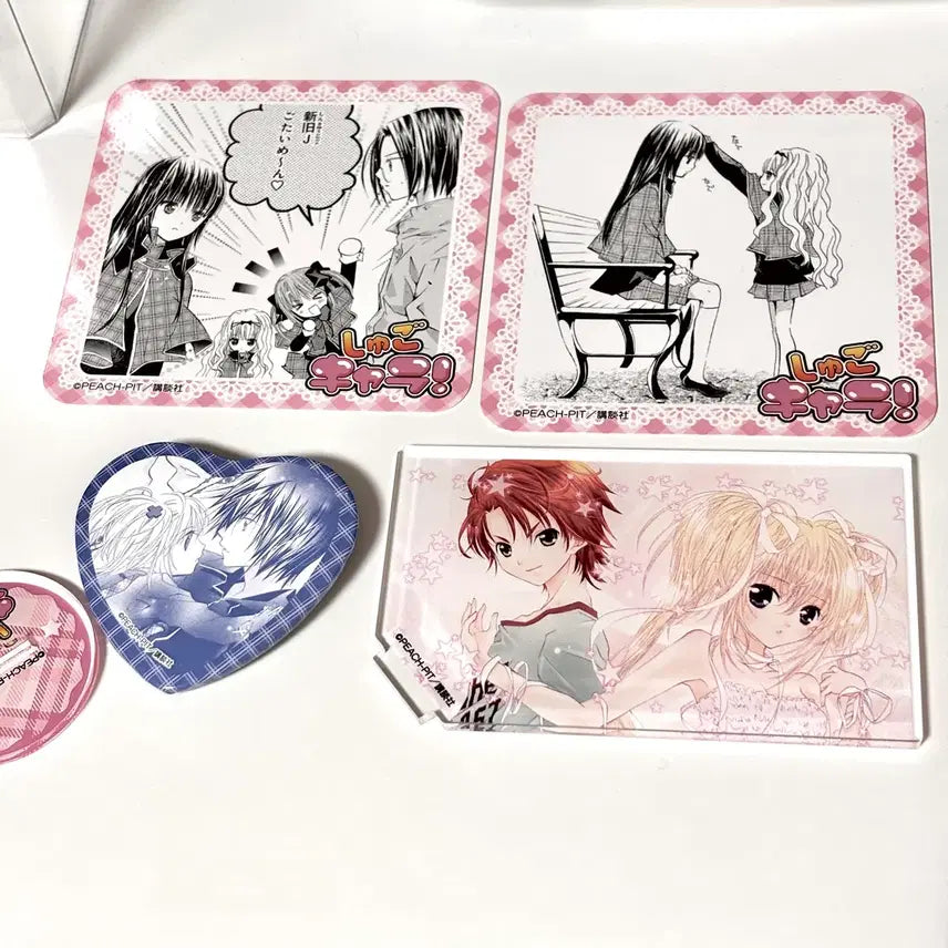 [BUNJANG] Character Transformation Cardcaptor Sakura Original Art Can Badge &amp; Acrylic Coaster Set / 캐릭캐릭체인지 캐캐체 원화 캔뱃지 아크릴 코스터 판매