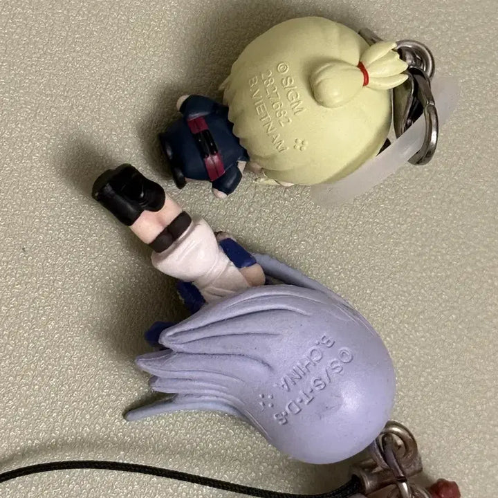 [BUNJANG] Gintama Sarutobi Ayame Tsukuyo Vintage Keychain Bundle Set / 은혼 사루토비 삿짱 츠쿠요 고전키링 일괄