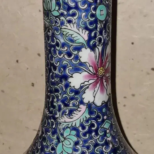 [BUNJANG] Kangxi Period Celadon Porcelain Vase / 강희년제 분채 영인문 대형담병 높이44 지름22 중국도자기 고도자 골통품