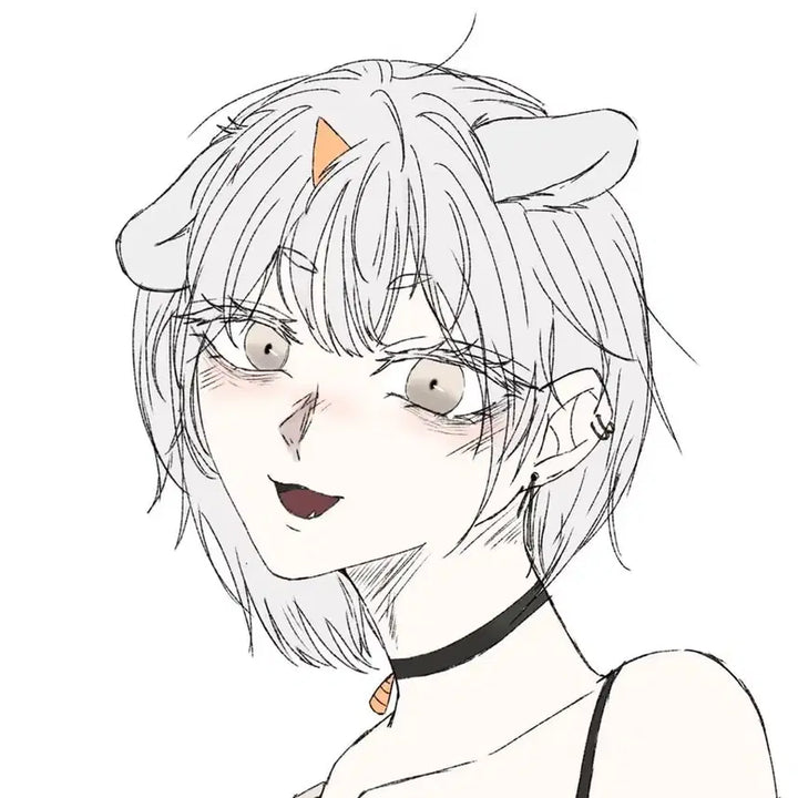 [BUNJANG] Black and White Bust Commission (Male/Female Characters) / 남캐/여캐 흑백/간단 컬러/ 흉상 커미션 (낙퀄)