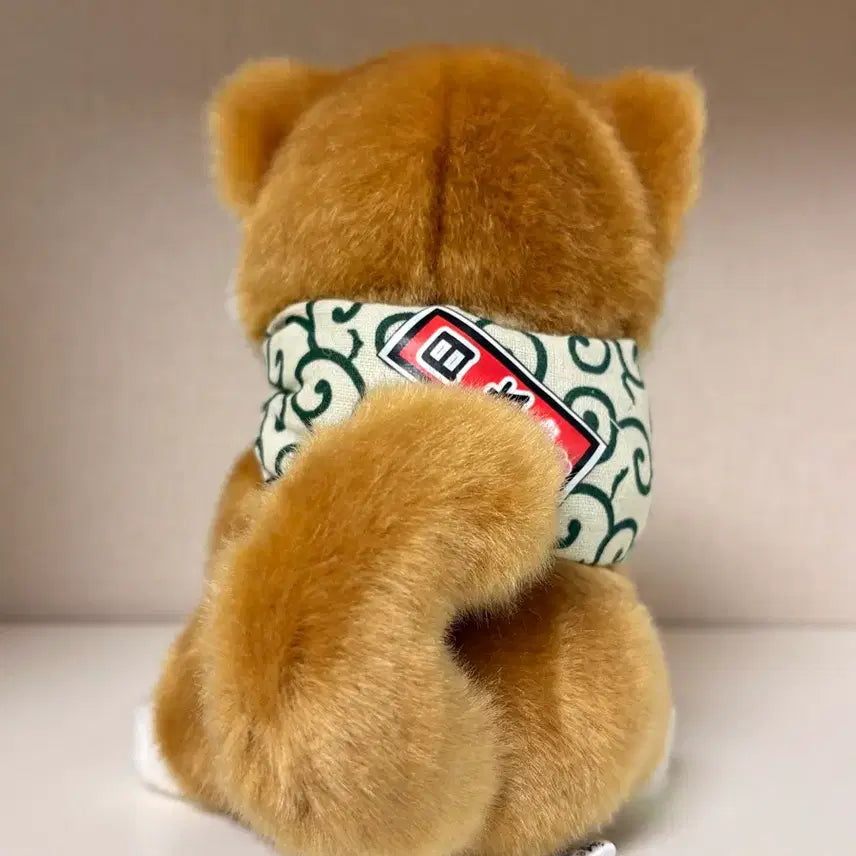 [BUNJANG] Shiba Inu Plush Doll with Scarf / 시바견 인형