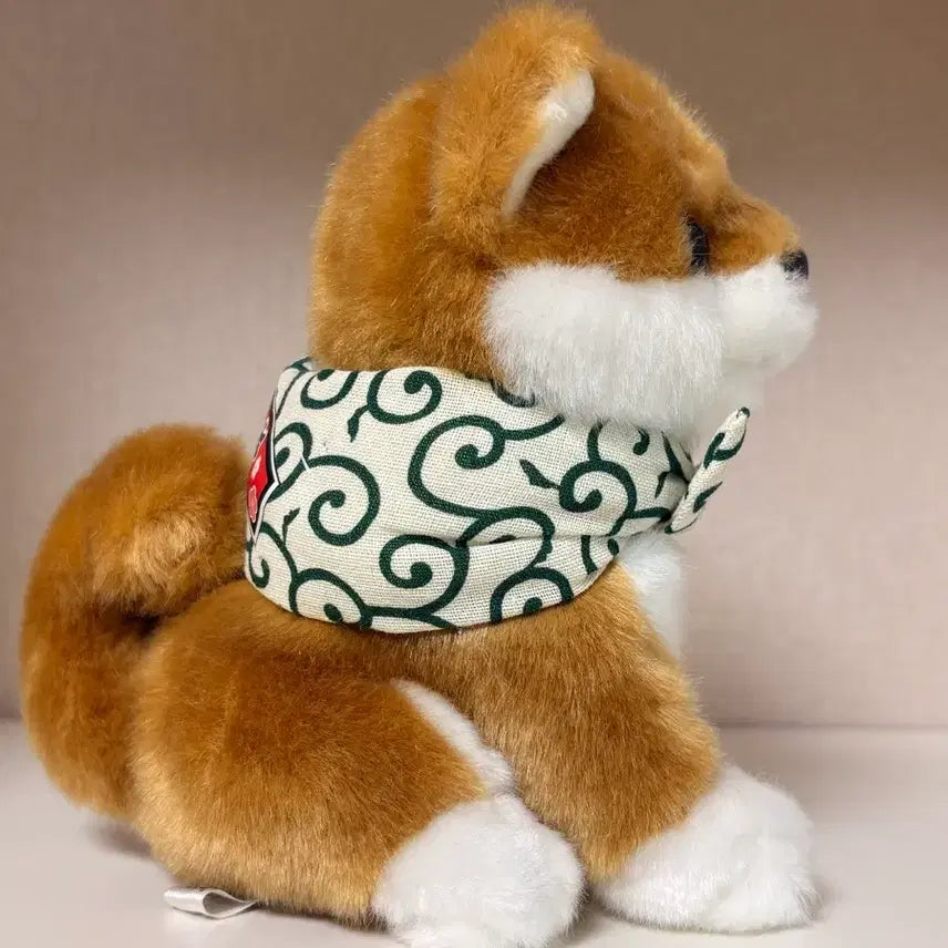 [BUNJANG] Shiba Inu Plush Doll with Scarf / 시바견 인형