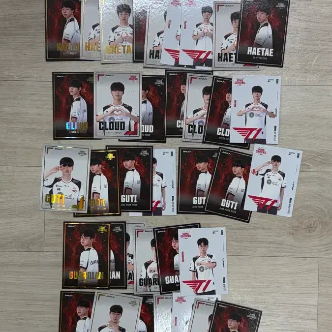 [BUNJANG] T1 Volt 2nd Team Trading Cards Bundle Set / T1 볼트 트레이딩카드 2군 일괄