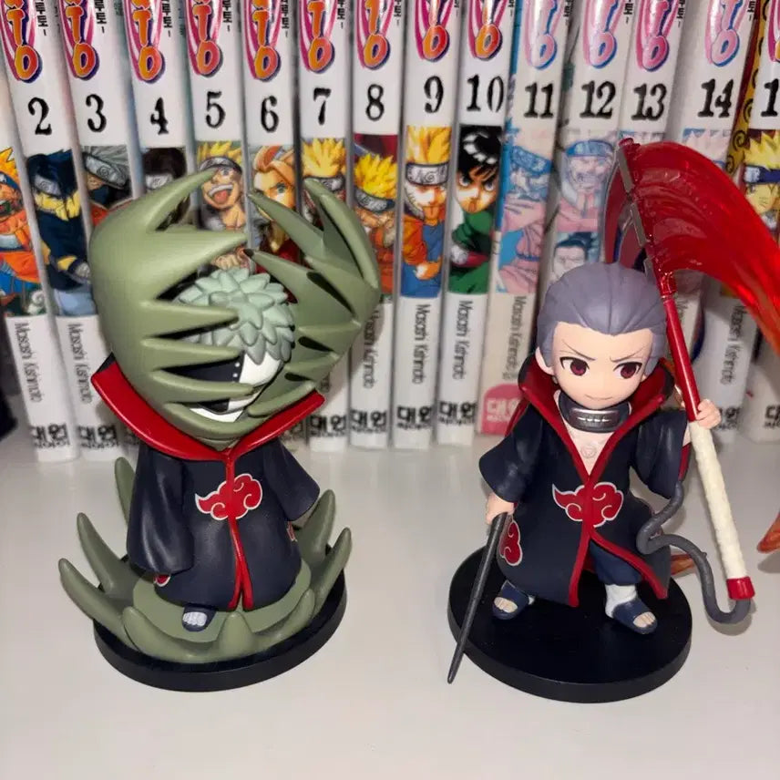 [BUNJANG] Pop Mart Akatsuki Hidhan &amp; Zetsu Figures Bundle Set (Box Not Included) / (박스미포함) 팝마트 아카츠키 히단 제츠 피규어 일괄