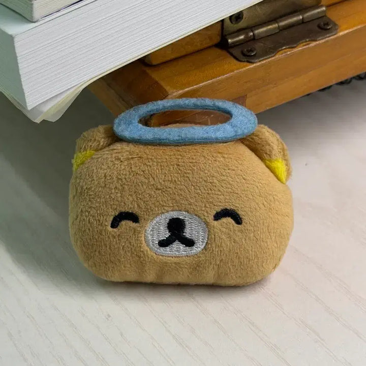 [BUNJANG] Rilakkuma Face Emoji Badge / 리락쿠마 얼굴 인형 모양 이모지 뱃지