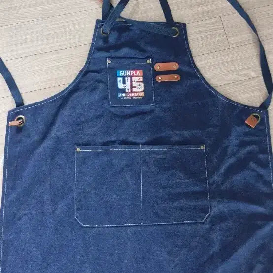 [BUNJANG] Bandai Gundam 45th Anniversary Denim Apron / 반다이 건담 45주년 데님 앞치마