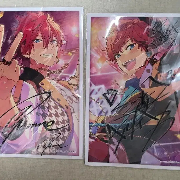 [BUNJANG] Ensemble Stars! Amagi Rinne &amp; Hiiro - Autographed Sticker Bundle Set / 앙스타 아마기 린네 히이로 싸인 스티커 일괄