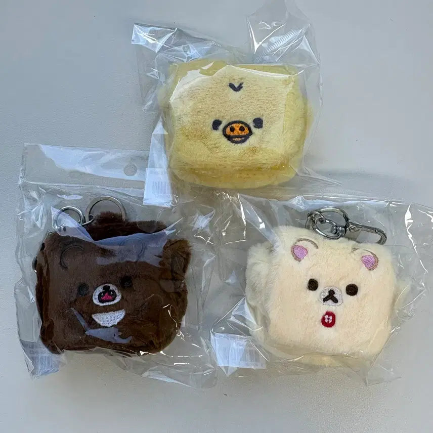 [BUNJANG] Rilakkuma, Korilakkuma, Kogumakko, Kiiroitori AirPods Charm Pouch New / 코리락쿠마 코구마 키이로이토리 에어팟 키링 파우치 새상품